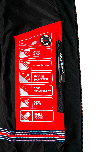 Мужская горнолыжная Куртка WHS Красный, 8783364