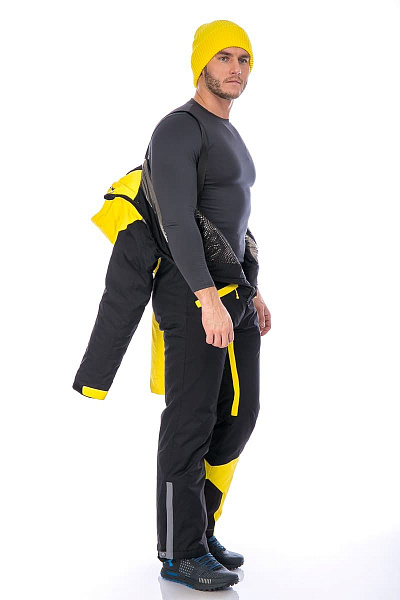 Мужской горнолыжный Комбинезон High Experience Черный, 6980301