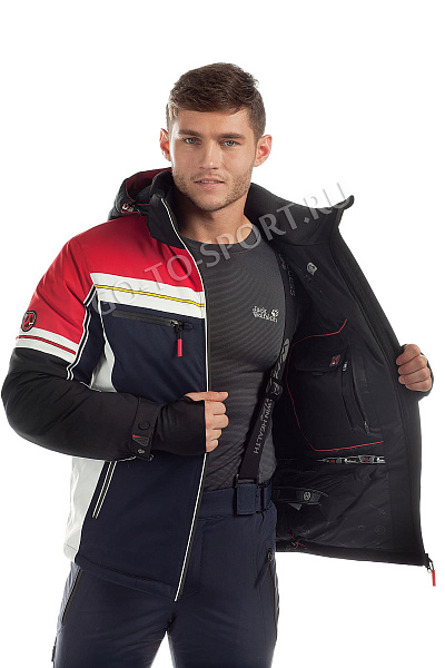 Мужская горнолыжная Куртка WHS Синий, 878325