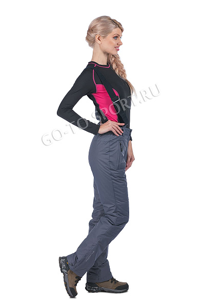 Женские горнолыжные Штаны High Experience Серый, 6980125