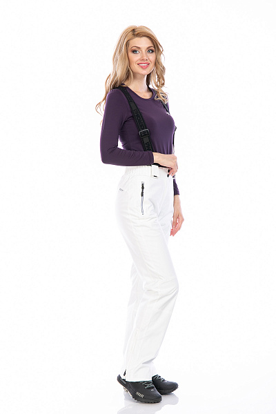 Женские горнолыжные Штаны WHS Белый, 8783316