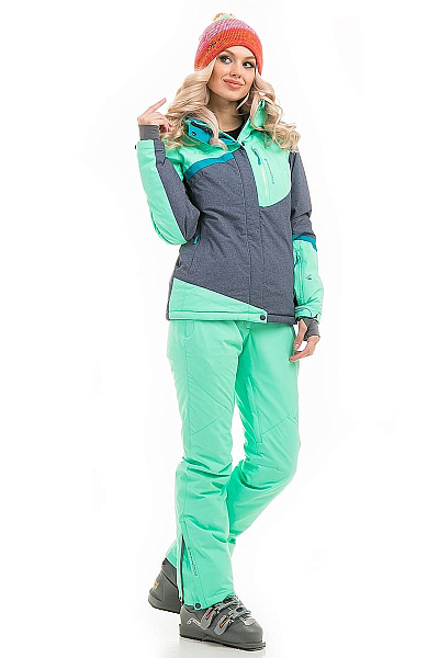 Женский горнолыжный Костюм High Experience Мятный, 6980194K1