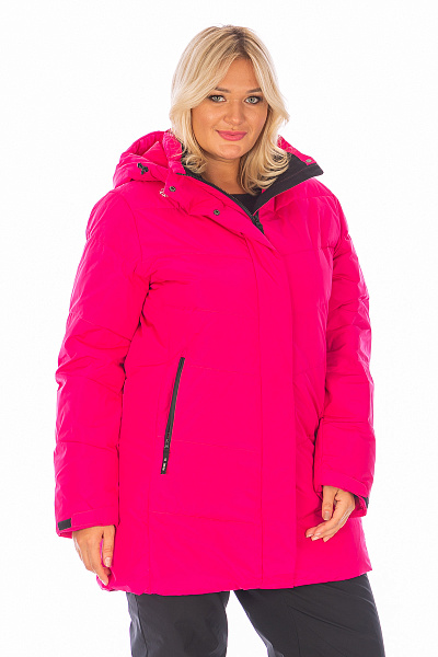 Женская зимняя Куртка Lafor Малиновый, 767061