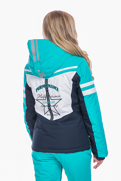Женская горнолыжная Куртка High Experience Бирюзовый, 6980398