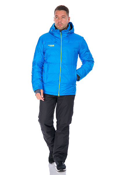 Мужской горнолыжный Пуховик Running River Голубой, 827869