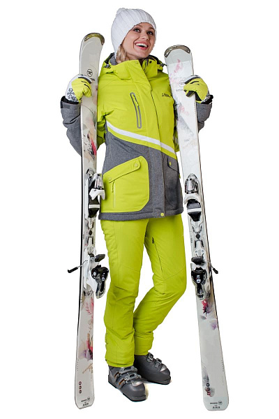 Женский горнолыжный Костюм High Experience Салатовый, 6980158K2