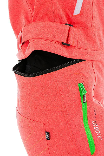 Женский горнолыжный Комбинезон Snow Headquarter Коралловый, 838111