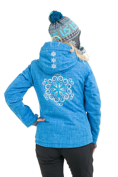 Женская горнолыжная Куртка Bujiwu Голубой, 66873