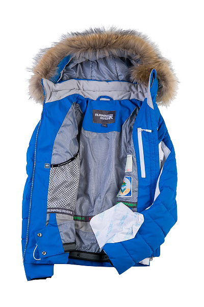 Женская горнолыжная Куртка Running River Голубой, 827813