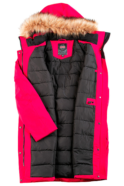 Женская зимняя Парка Lafor Малиновый, 767036