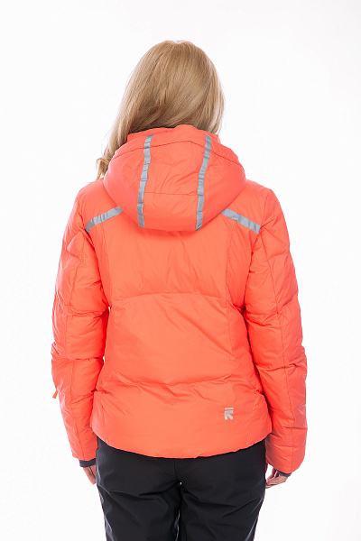 Женский горнолыжный Пуховик Running River Оранжевый, 8278110