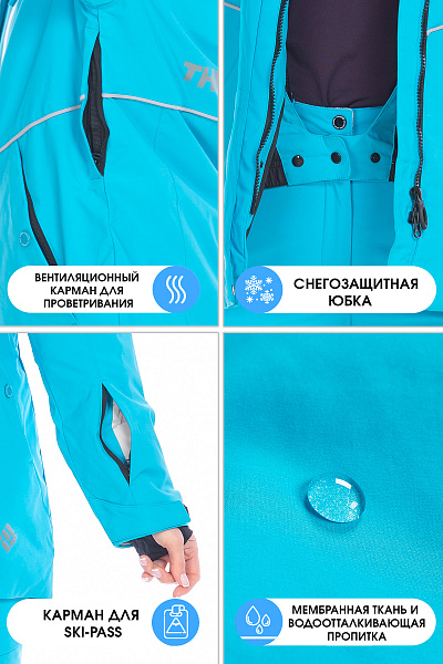 Куртка Forcelab Бирюзовый, 706621