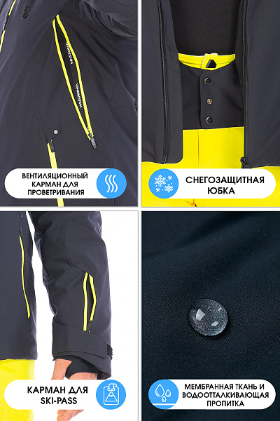 Куртка WHS Темно-серый, 8783413