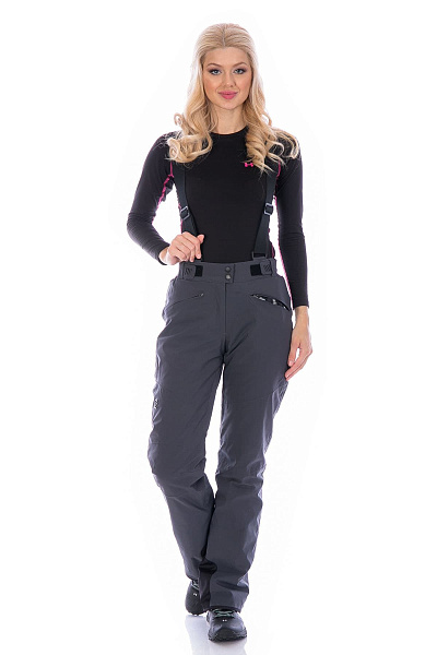 Женские горнолыжные Штаны WHS Серый, 8783163