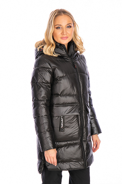 Женский зимний Пуховик Lafor Черный, 767032