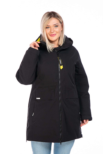 Парка WHS Черный, 8783430