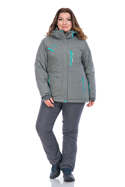 Женская горнолыжная Куртка High Experience Серый, 6980374