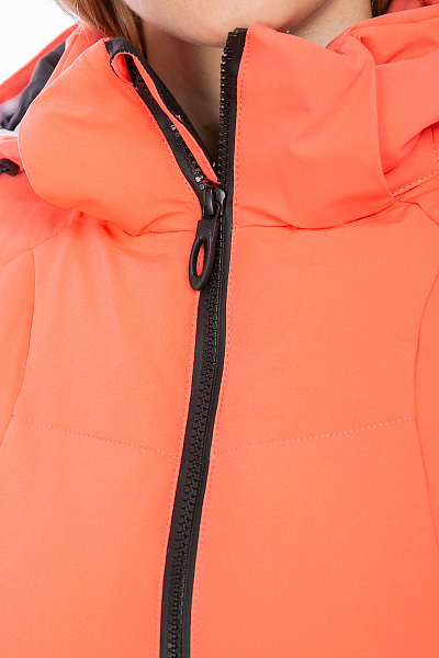 Женский горнолыжный Пуховик WHS Коралловый, 8783311