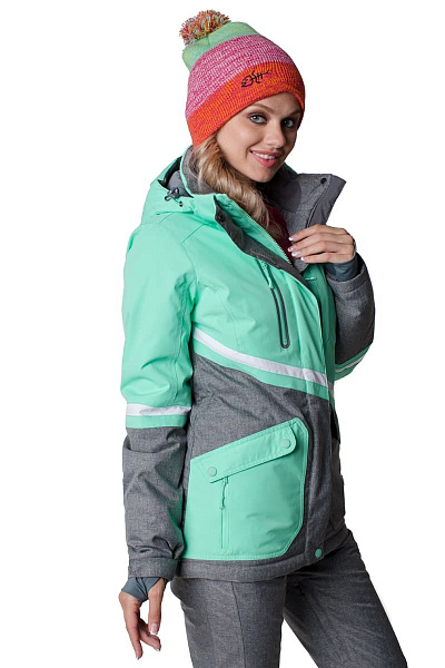 Женский горнолыжный Костюм High Experience Мятный, 6980158K1