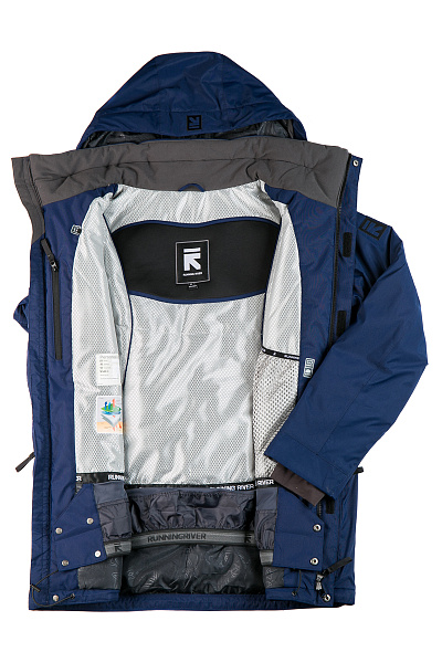 Мужская горнолыжная Куртка Running River Темно-синий, 827878