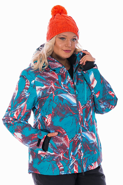 Женская горнолыжная Куртка WHS Бирюзовый, 8783160