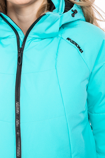 Женский горнолыжный Пуховик WHS Бирюзовый, 8783311