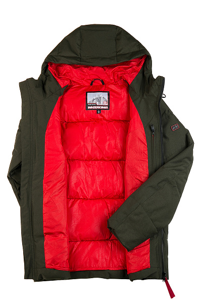 Мужской зимний Пуховик WHS Хаки, 8783228