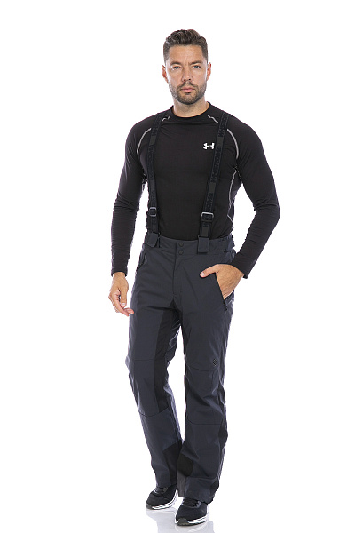 Мужские горнолыжные Штаны WHS Темно-серый, 8783295