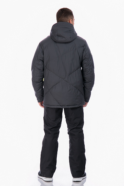 Мужской горнолыжный Пуховик Running River Серый, 827872