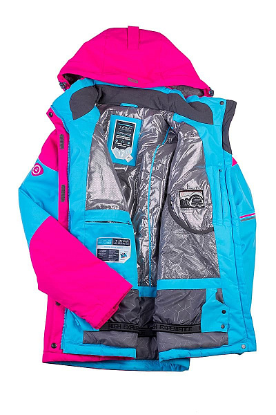 Женский горнолыжный Костюм High Experience Малиновый, 6980186K2