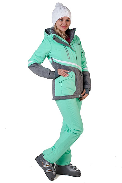 Женский горнолыжный Костюм High Experience Мятный, 6980158K2