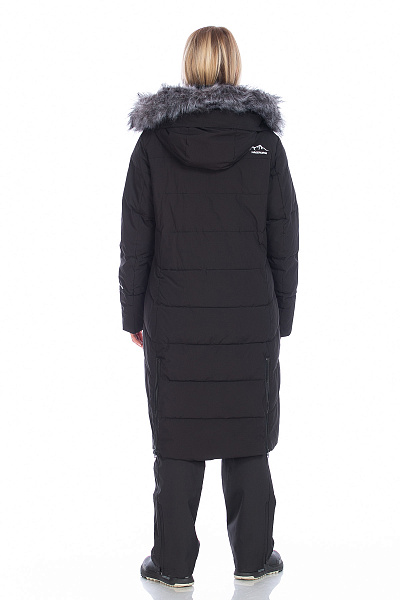Пуховик WHS Черный, 8783400