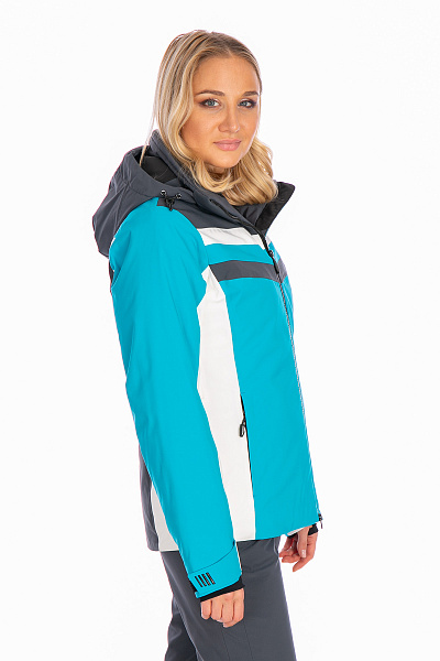 Женская горнолыжная Куртка WHS Бирюзовый, 8783320