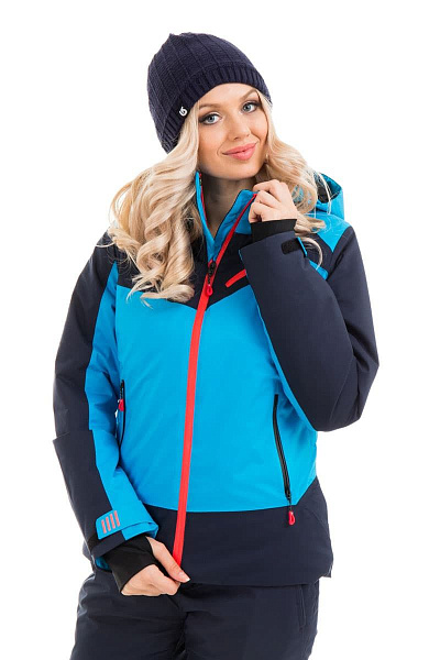 Женская горнолыжная Куртка WHS Голубой, 878399