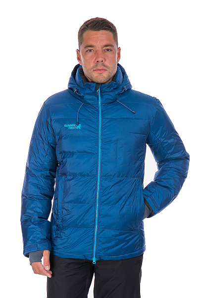 Мужской горнолыжный Пуховик Running River Синий, 827869