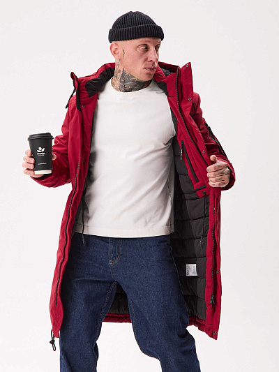 Парка Forcelab Бордовый, 7066225