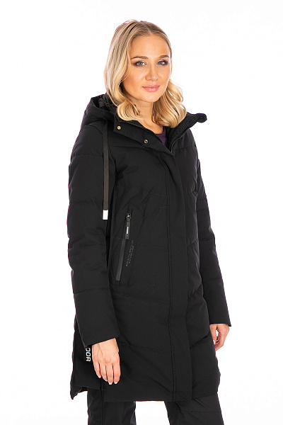Женский зимний Пуховик WHS Черный, 8783322