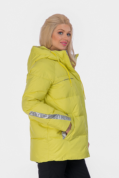 Женский зимний Пуховик WHS Желтый, 8783242