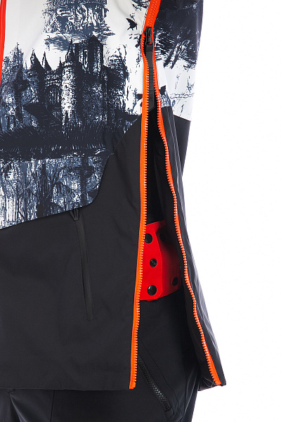 Мужской горнолыжный Анорак WHS Черный, 8783353