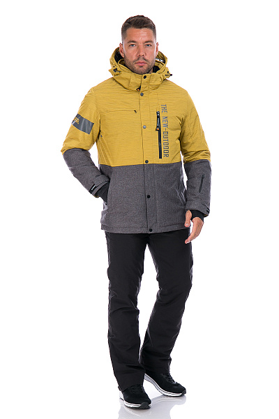 Мужская горнолыжная Куртка WHS Желтый, 8783232