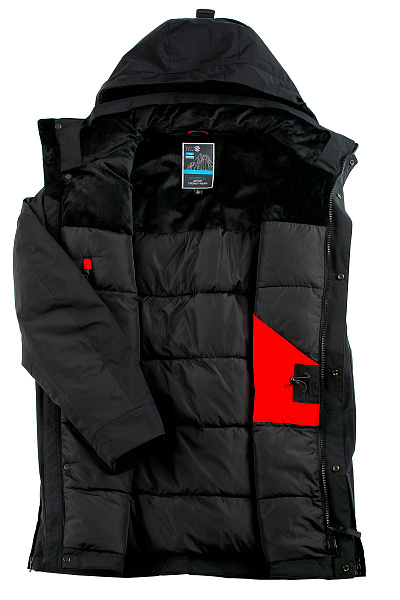 Мужская зимняя Парка WHS Черный, 8783357