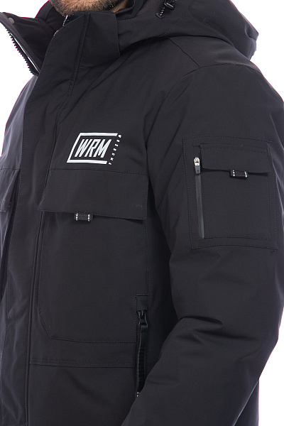 Мужская зимняя Парка WHS Черный, 8783355