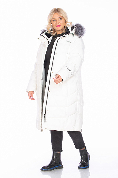 Пуховик WHS Белый, 8783401
