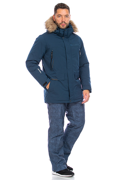 Мужской зимний Костюм Lafor Серо-синий, 767056K2
