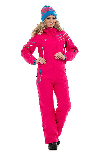 Женский горнолыжный Комбинезон Snow Headquarter Малиновый, 838111