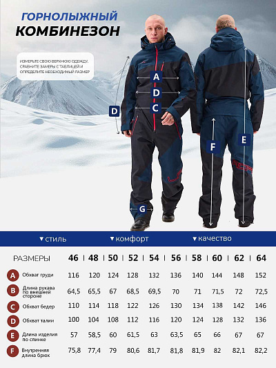 Комбинезон Lafor Темно-синий, 7670159