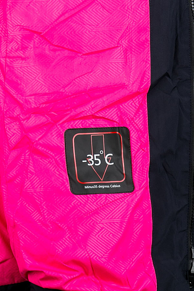 Женский зимний Пуховик WHS Темно-синий, 8783156