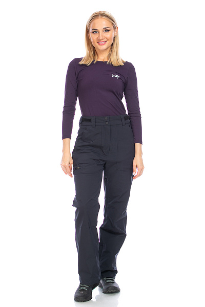 Женские горнолыжные Штаны WHS Темно-серый, 8783344