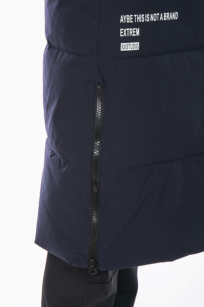 Женский зимний Пуховик WHS Темно-синий, 8783313