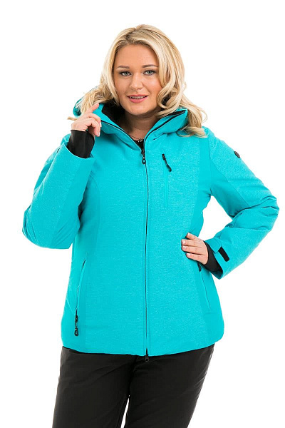 Женская горнолыжная Куртка WHS Бирюзовый, 8783102